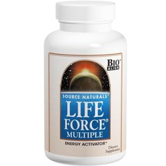 Вітамінний комплекс для енергії, Life Force Multiple, Source Naturals, 120 таблеток - фото
