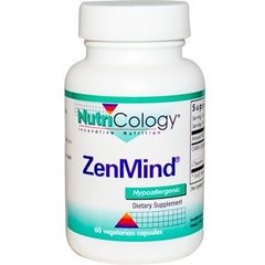L-Теанин, ZenMind, Nutricology, 60 капсул - фото