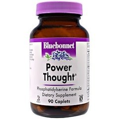 Вітаміни для мозку, Power Thought, Bluebonnet Nutrition, 90 капсул - фото