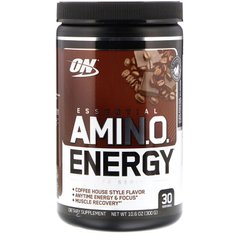 Амінокислотний комплекс, Essential Amino Energy, капучино, Optimum Nutrition, 270 гр - фото