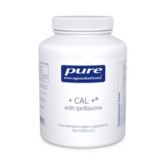 Витамины при остеопорозе +CAL+ Ipriflavone, Pure Encapsulations, 350 капсул - фото