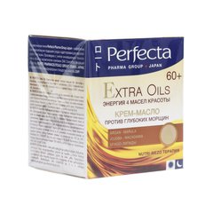 Крем-масло против глубоких морщин 60+, Pharma Group Japan Extra Oils 60+, Perfecta, 50 мл - фото
