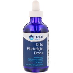 Кето-электролиты, Keto Electrolyte Drops, Trace Minarals, 118 мл - фото