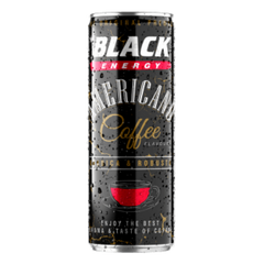Енергетичний напій Black Americano Coffee, Black energy, 250 мл - фото