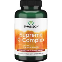Высший С Комплекс, Supreme C Complex, Swanson, 100 таблеток - фото