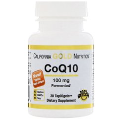 Коэнзим CoQ10, California Gold Nutrition, 100 мг, 30 капсул - фото