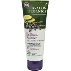 Скраб для обличчя (лаванда і пребіотики), Enzyme Scrub, Avalon Organics, 113 мл - фото