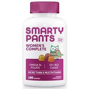 Витамины для женщин, Women's Complete, SmartyPants, 180 жевательных таблеток - фото