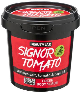 Скраб для тіла "Signor Tomato", Fresh Body Scrub, Beauty Jar, 200 г - фото