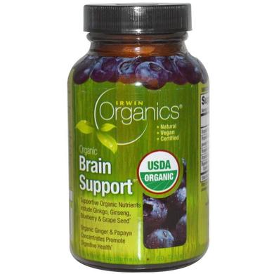 Витамины для мозга, Brain Support, Irwin Naturals, 60 таблеток - фото