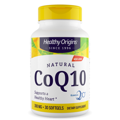 Коензим Q10 300 мг, Healthy Origins, 30 желатинових капсул - фото