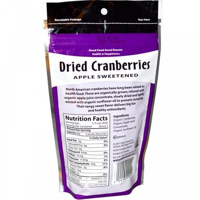 Сушеная клюква, Dried Cranberries, Eden Foods, органик, 113 г - фото