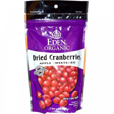 Сушеная клюква, Dried Cranberries, Eden Foods, органик, 113 г - фото