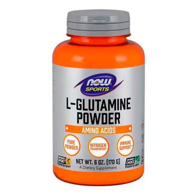 L-глютамін, L-Glutamine, Now Foods, 170 г - фото