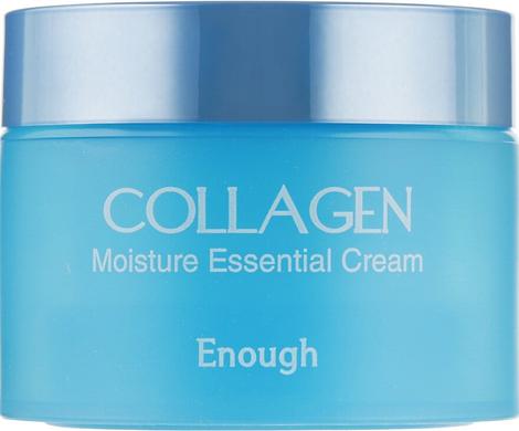 Зволожуючий крем для обличчя з колагеном, Collagen Moisture Essential Cream, Enough, 50 мл - фото