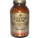 Лізин, L-Lysine, Solgar, 500 мг, 250 капсул, фото – 1