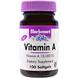 Вітамін А, Vitamin A, Bluebonnet Nutrition, 10000 МО, 100 капсул, фото – 1