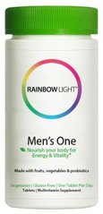 Витамины для мужчин с сертифицированной травяной смесью, Men's One, Rainbow Light, 30 таблеток - фото
