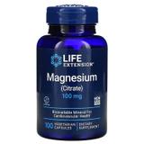 Цитрат магнію, Magnesium (Citrate), Life Extension, 100 мг, 100 капсул, фото
