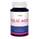 Фолієва кислота, Folic Acid Powerful, Sunny Caps, 400 мкг, 100 капсул, фото