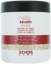 Маска c кератином для поврежденных волос, Seliar keratin, Echosline, 1000 мл - фото
