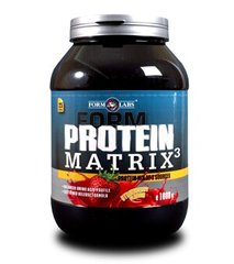 Протеин Protein Matrix 3, Form labs, вкус клубника, 1000 г - фото