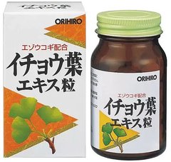 Экстракт Гинкго Билоба, Orihiro, 60 г, 240 таблеток - фото