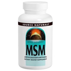 Метилсульфонілметан, MSM, Source Naturals, 1000 мг, 120 таблеток - фото