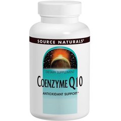 Коэнзим Q10, Coenzyme Q10, Source Naturals, 100 мг, 60 капсул - фото