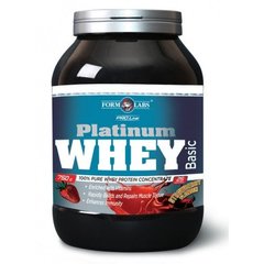 Протеин, Platinum Whey Basic, клубника, 500 г - фото