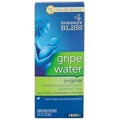 Водичка от коликов, Gripe Water, Mommy's Bliss, 120 мл - фото