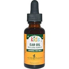 Ушное масло, коровяк и чеснок (Ear Oil), Herb Pharm, 30 мл - фото