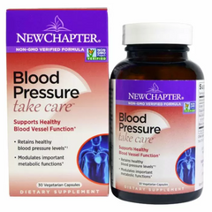 Поддержка артериального давления, Blood Pressure, New Chapter, 30 капсул - фото