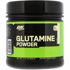 Глутамин, L-Glutamine Powder, Optimum Nutrition, 600 г - фото