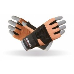 Перчатки FITNESS MFG 444, Mad Max, коричневые, размер XXL - фото