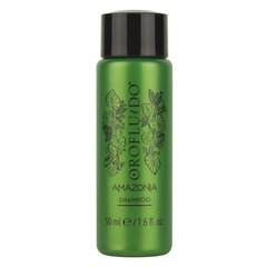 Шампунь для ослаблених і пошкоджених волосся, Amazonia Shampoo, Orofluido, 50 мл - фото