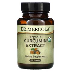Куркумин органический экстракт, Organic Curcumin Extract, Dr. Mercola, 30 таблеток - фото