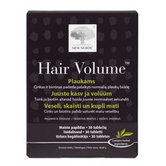 Комплекс для росту і обсягу волосся, Hair Volume, New Nordic, 30 таблеток - фото