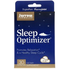 Здоровый сон, Sleep Optimizer, Jarrow Formulas, 30 капсул - фото