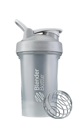Шейкер Classic з кулькою, Grey, Blender Bottle, сірий, 590 мл - фото