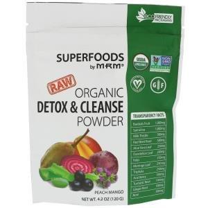 Детокс и очищение, суперфуд для веганов, Detox & Cleanse, MRM, органик, порошок, 120 г - фото