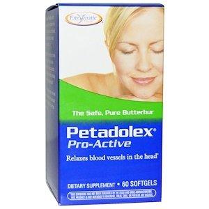 Белокопытник лекарственный, Petadolex, Enzymatic Therapy (Nature's Way) , 60 капсул - фото