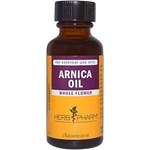 Масло арники, Arnica Oil, Herb Pharm, (29.6 мл) - фото