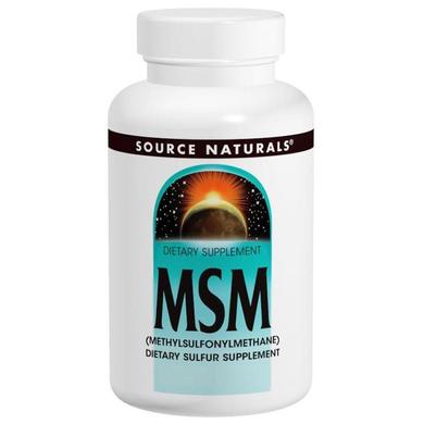 Метилсульфонилметан, MSM, Source Naturals, 1000 мг, 120 таблеток - фото