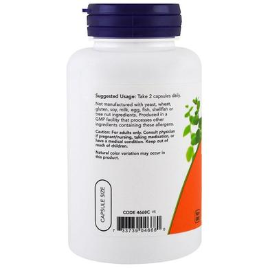 Очанка, Eyebright Herb, Now Foods, 410 мг, 100 капсул - фото