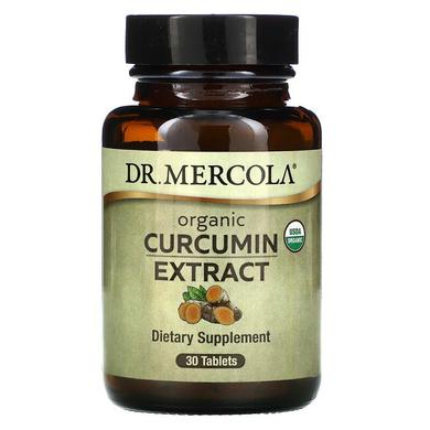 Куркумин органический экстракт, Organic Curcumin Extract, Dr. Mercola, 30 таблеток - фото