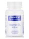 Витамин D3, Vitamin D3, Pure Encapsulations, 400 МЕ, 120 капсул, фото – 1