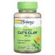 Кошачий коготь, экстракт коры, Cat's Claw, Solaray, для веганов, 500 мг, 100 капсул, фото – 1