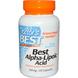 Альфа-липоевая кислота, Alpha Lipoic Acid, Doctor's Best, 150 мг, 120 капсул, фото – 2