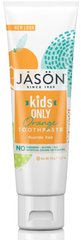 Детская зубная паста (апельсин), Toothpaste, Jason Natural, 119 г - фото